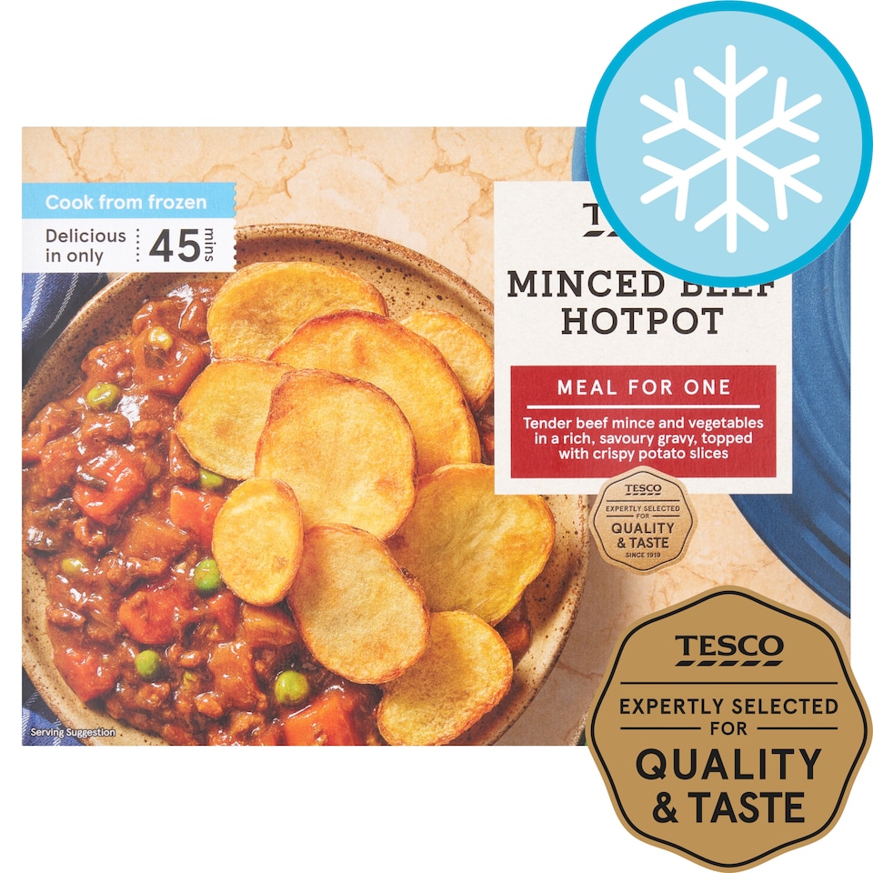 Tesco Minced Beef Hotpot 400G