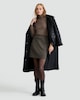 image 2 of F&F Ribbed Roll Neck Long Sleeved Top in Mink