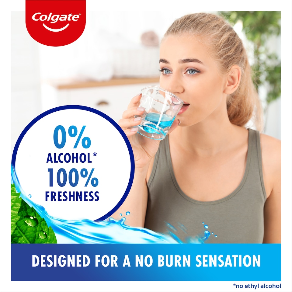 image 1 of Colgate Plax Cool Mint Travel Mouthwash 100ml