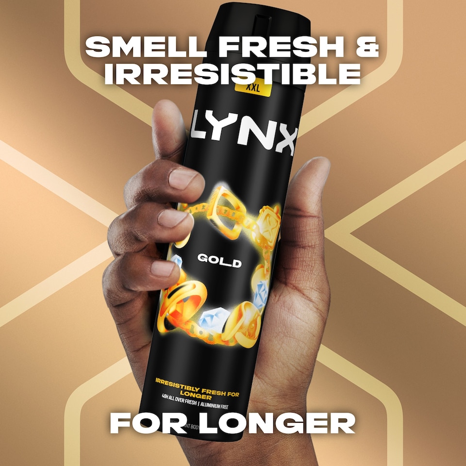image 1 of Lynx Gold 48h Deodorant Body spray 250ml