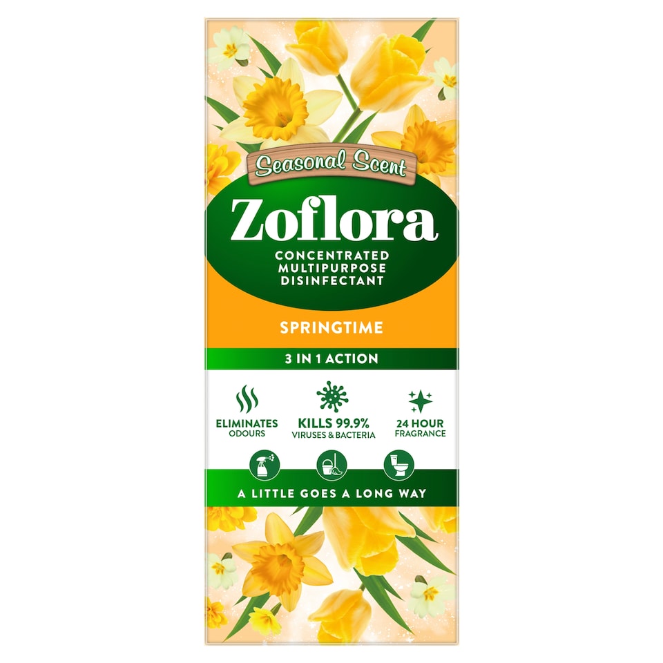Zoflora Springtime Concentrated Multipurpose Disinfectant 500ml
