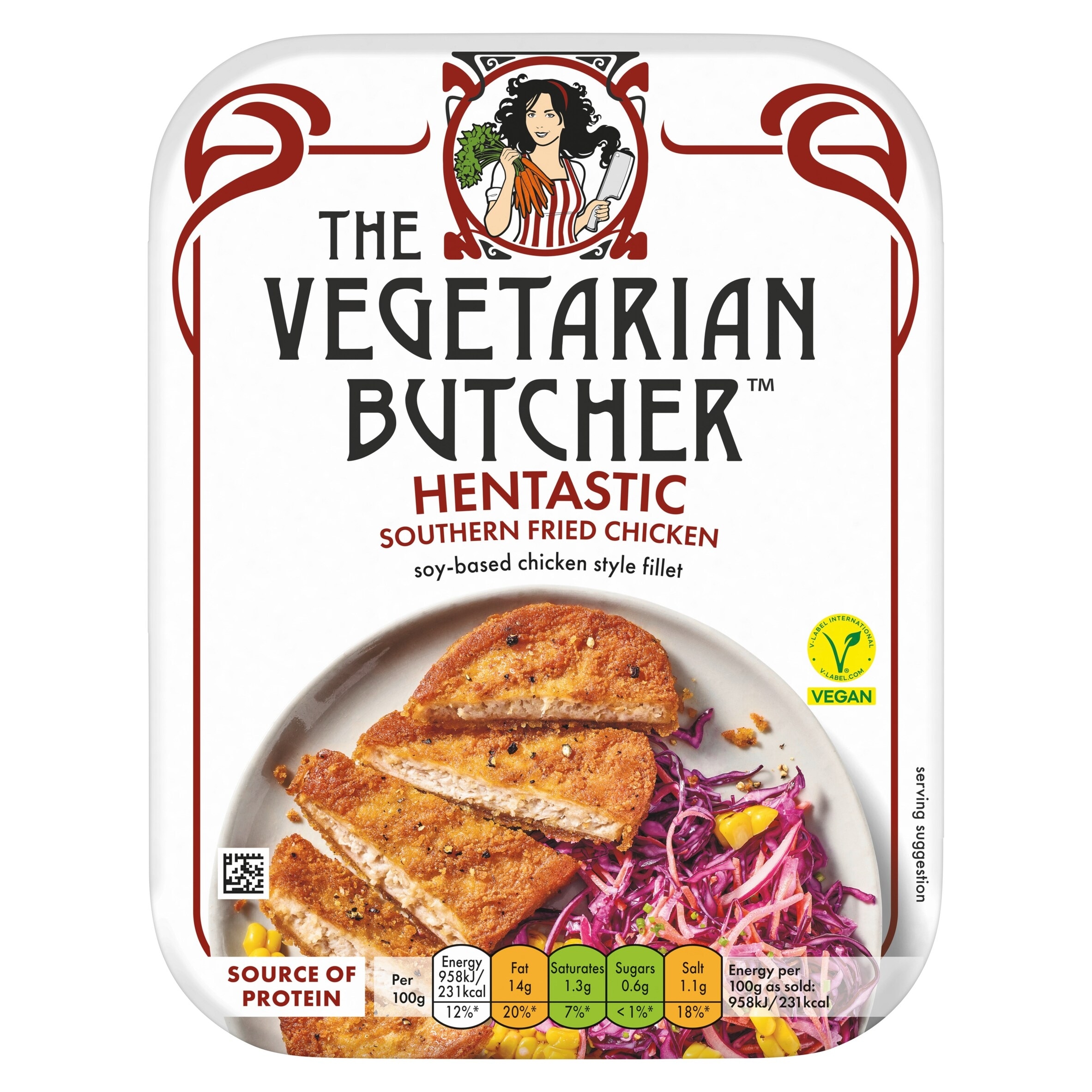 The Vegetarian Butcher Vegan Hentastic Southern Fried Chicken Fillet 200g