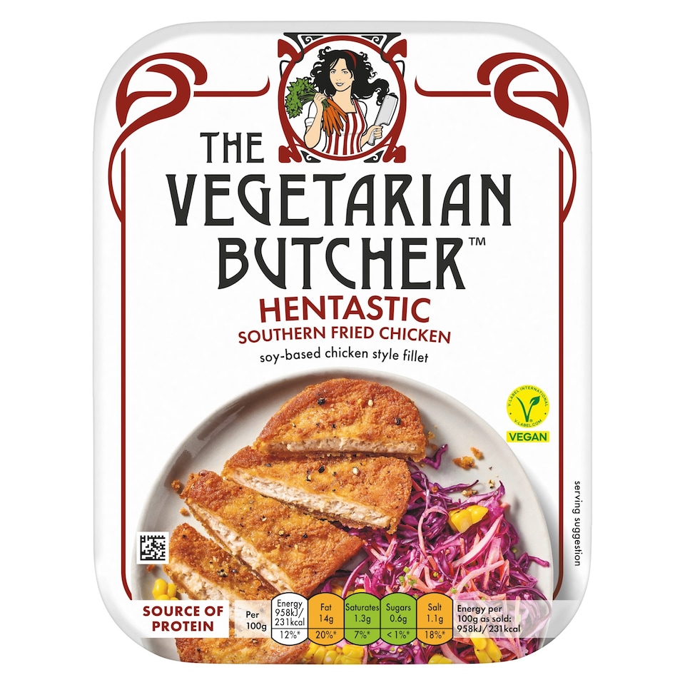 The Vegetarian Butcher Vegan Hentastic Southern Fried Chicken Fillet 200g
