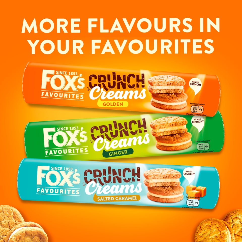 image 1 of Fox's Favourites Crunch Creams Biscuits - Golden 200g