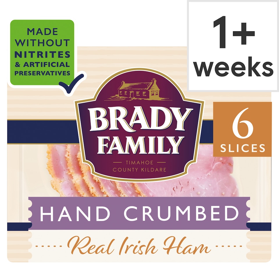 Brady Family MadeWithoutNitrites Crumbed Ham 80g