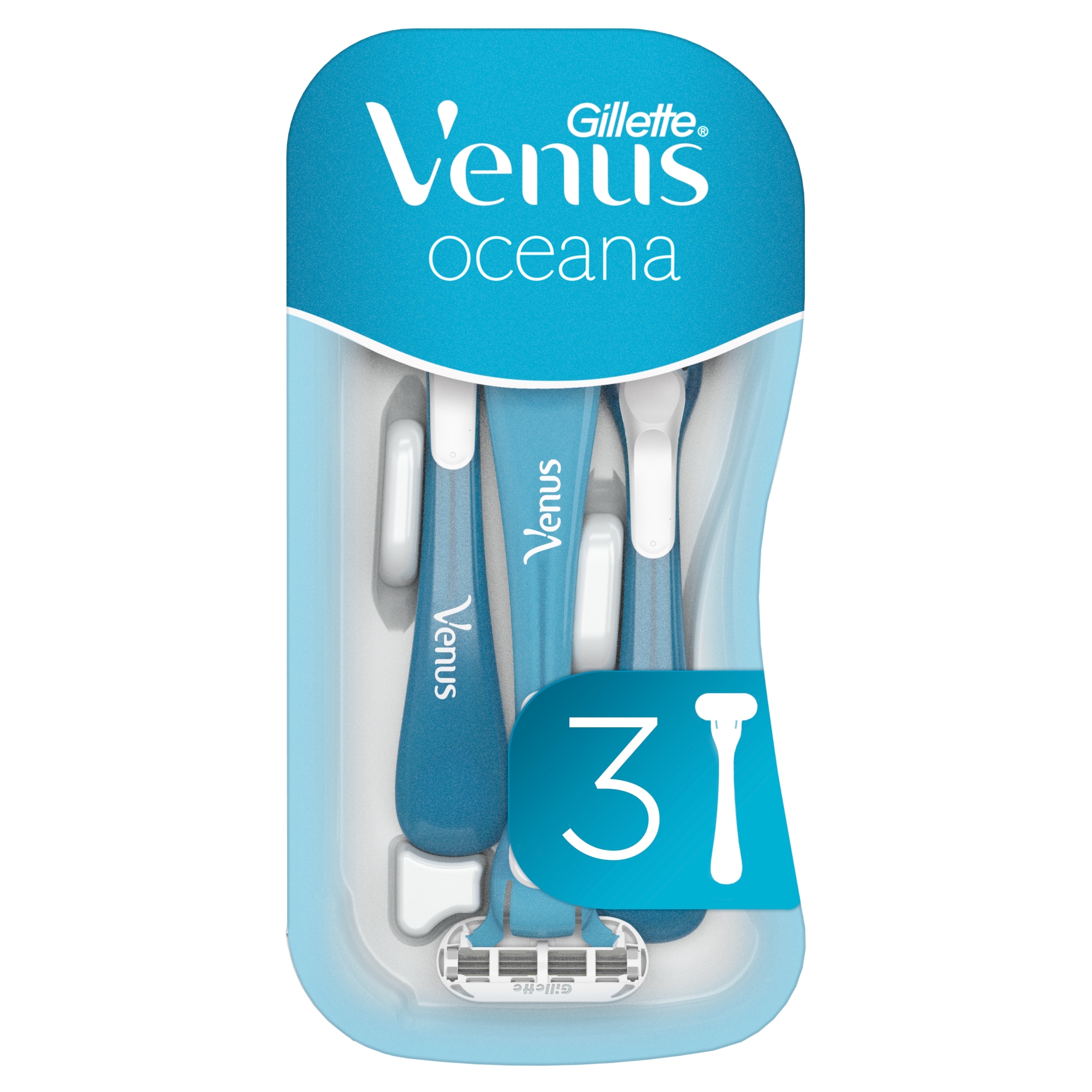 Gillette Venus Oceana Women's Disposable Razors 3 Pack