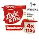image 1 of Light & Free Strawberry Greek Style Fat Free Yoghurt 4x115g