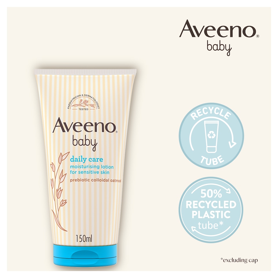image 1 of Aveeno Baby Daily Care Moisturising Lotion For Sensitive Skin 150ml