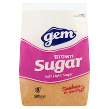 Gem Soft Light Brown Sugar 500G