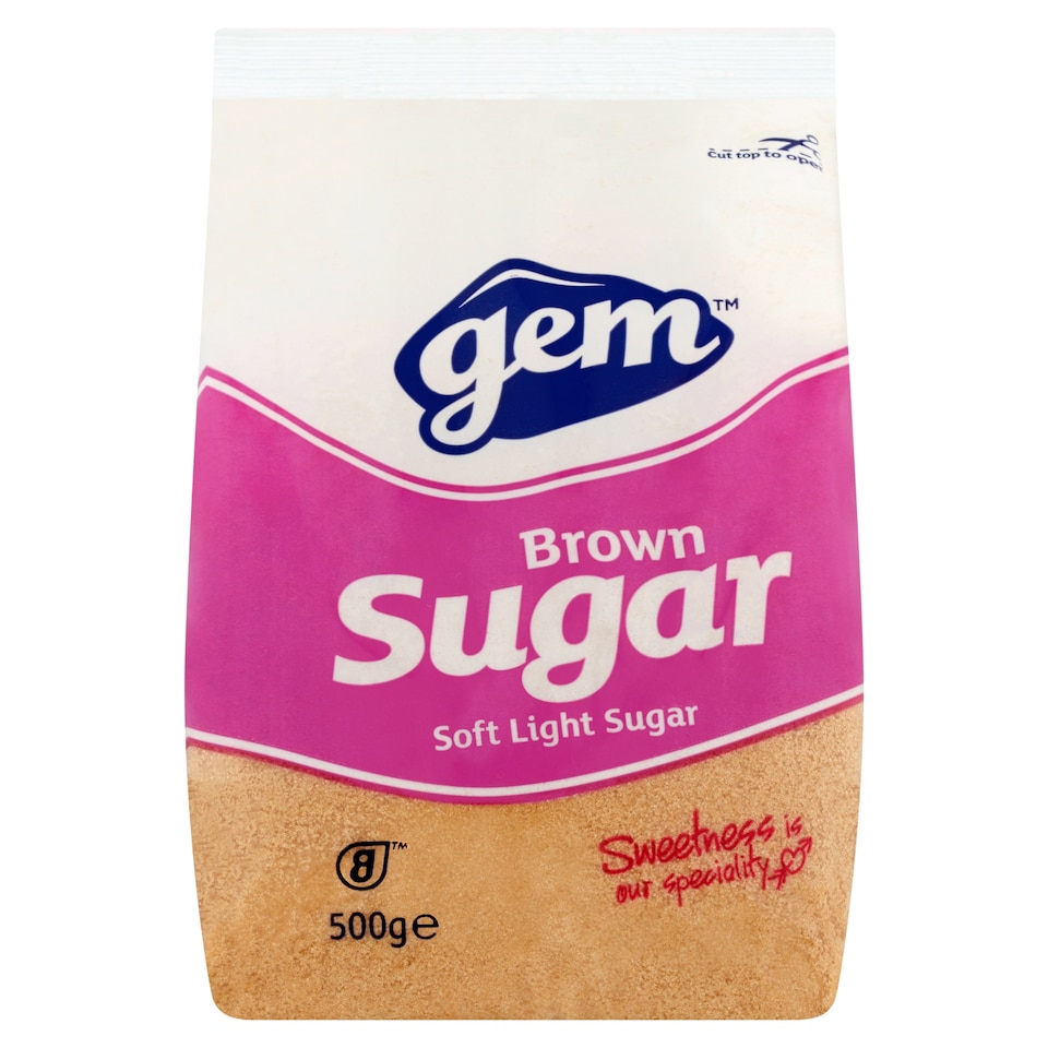 Gem Soft Light Brown Sugar 500G