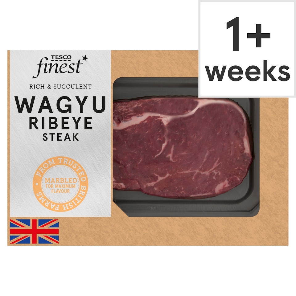 image 1 of Tesco Finest Wagyu Ribeye 250g