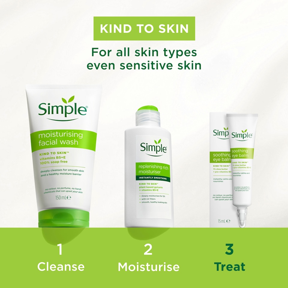 image 1 of Simple Kind To Skin Soothing Eye Balm 15Ml