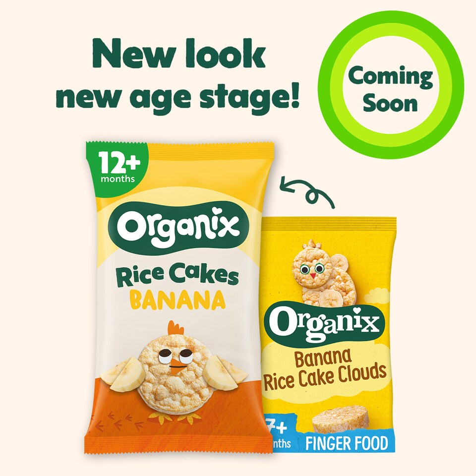 image 1 of Organix Banana Rice Cake Clouds 40G