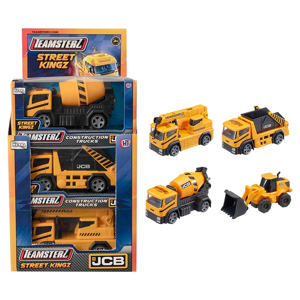 HTI Teamsterz Street Kingz JCB Die-Cast Construction Trucks