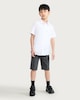 image 2 of F&F School Boys 2-Pack Slim Fit Shorts in Grey