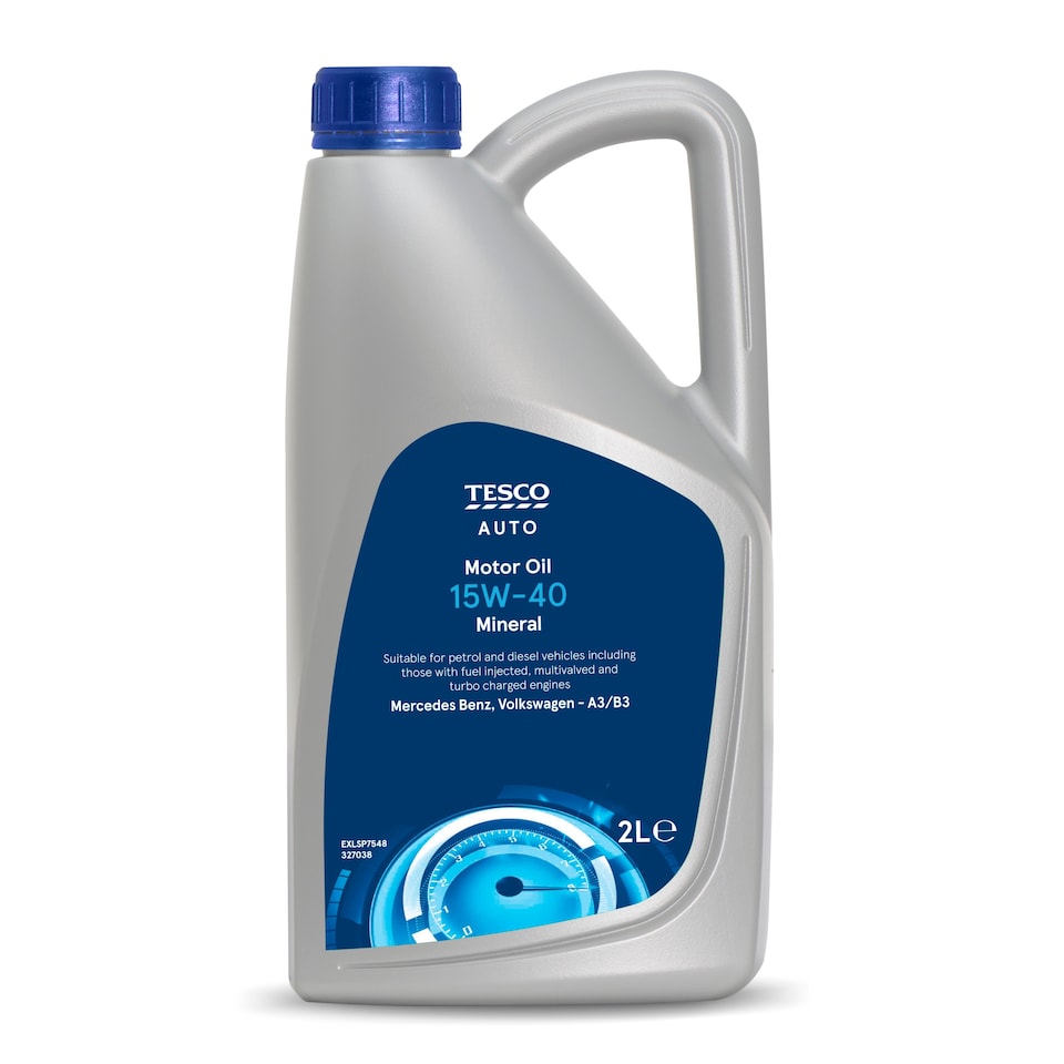 Tesco 15W-40 Mineral Motor Oil 2L