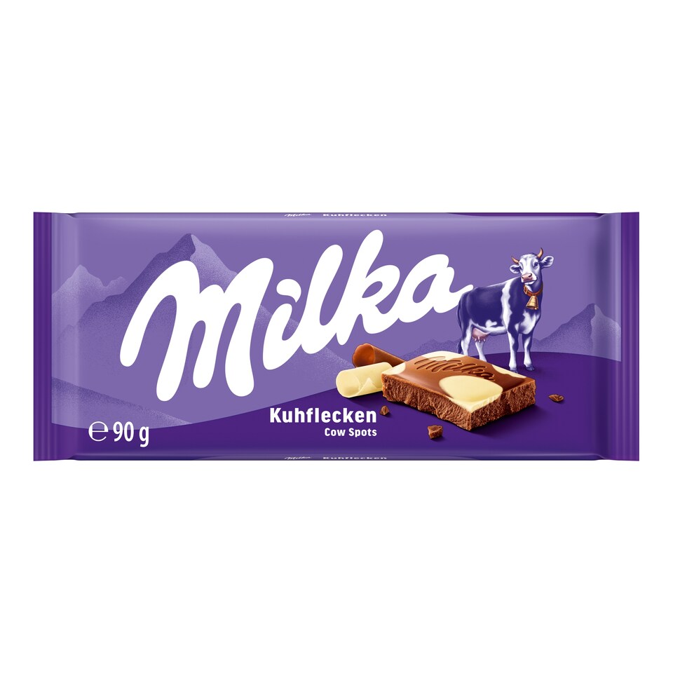 Milka Alpine Milk Chocolate and White Chocolate 90 g
