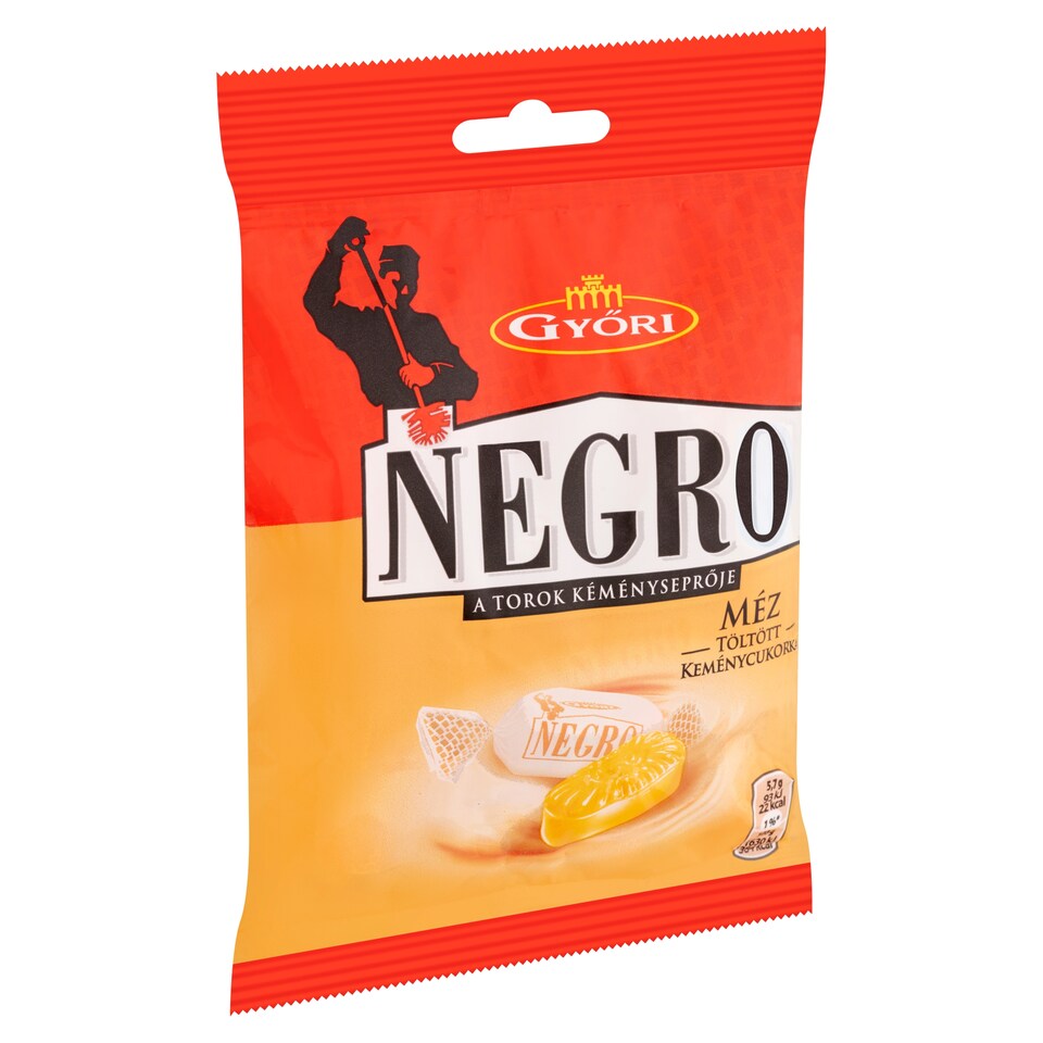 image 1 of Győri Negro Honey Filled Drops 79 g