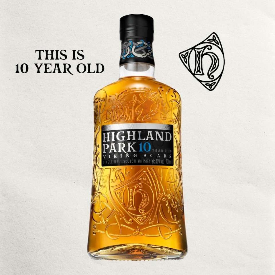image 1 of Highland Park 10 Year Old Single Malt Scotch Whisky 70cl