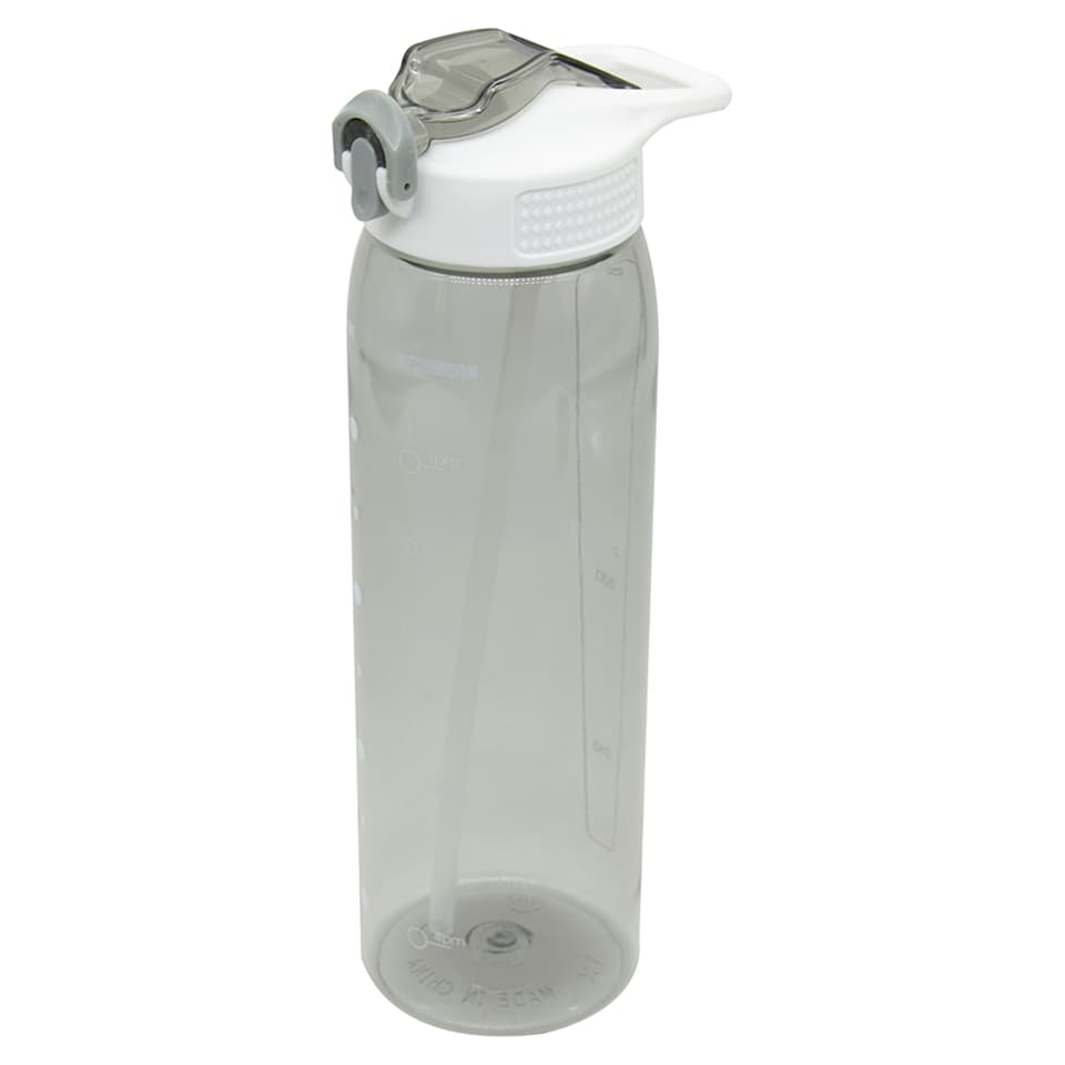 image 1 of Tesco Grey Sipper Water Bottle 1L