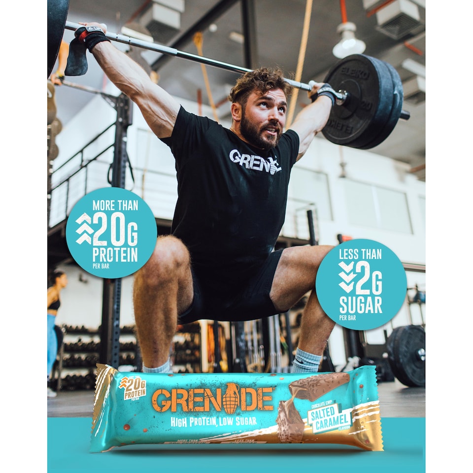 image 1 of Grenade Carb Killa Protein Bar - Chocolate Chip Salted Caramel 60g