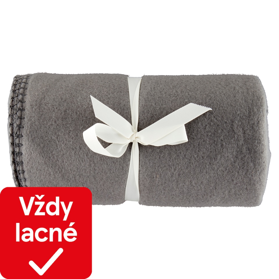 Olive Home Fleecová tmavošedá 130 cm x 160 cm