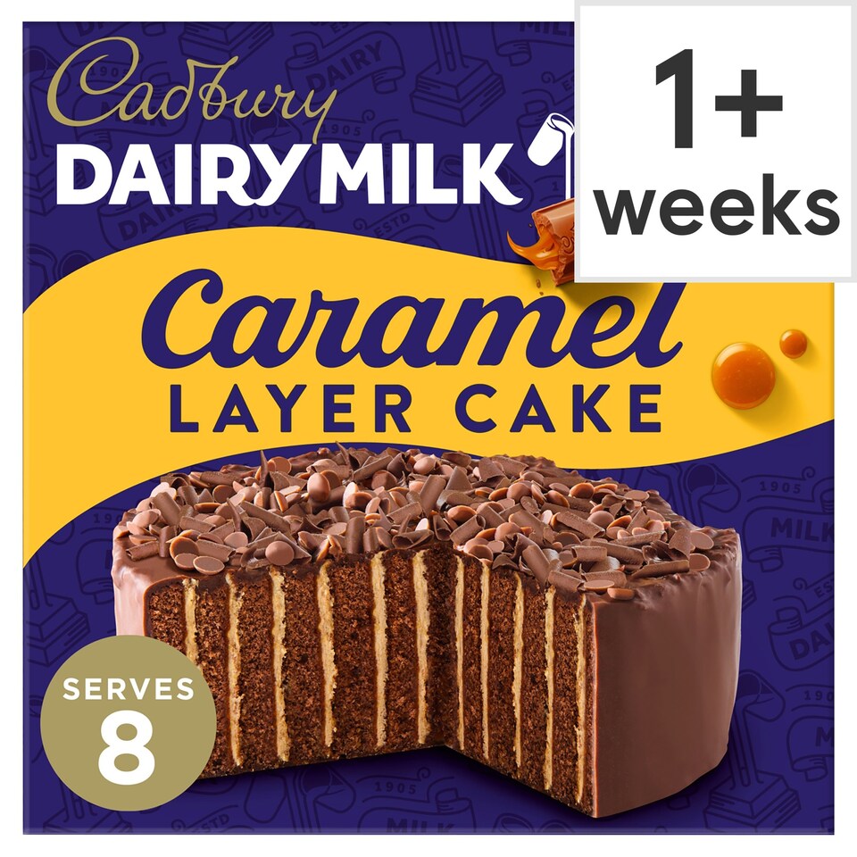 Cadbury Dairy Milk Caramel Layer Cake Tesco Groceries