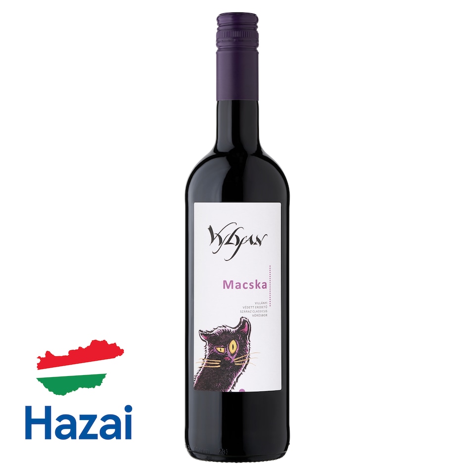 Vylyan Macska Villányi Portugieser Classicus Dry Red Wine 12,5% 750 ml