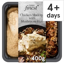 Tesco Finest Chicken Madeira & Mushroom Rice 400G