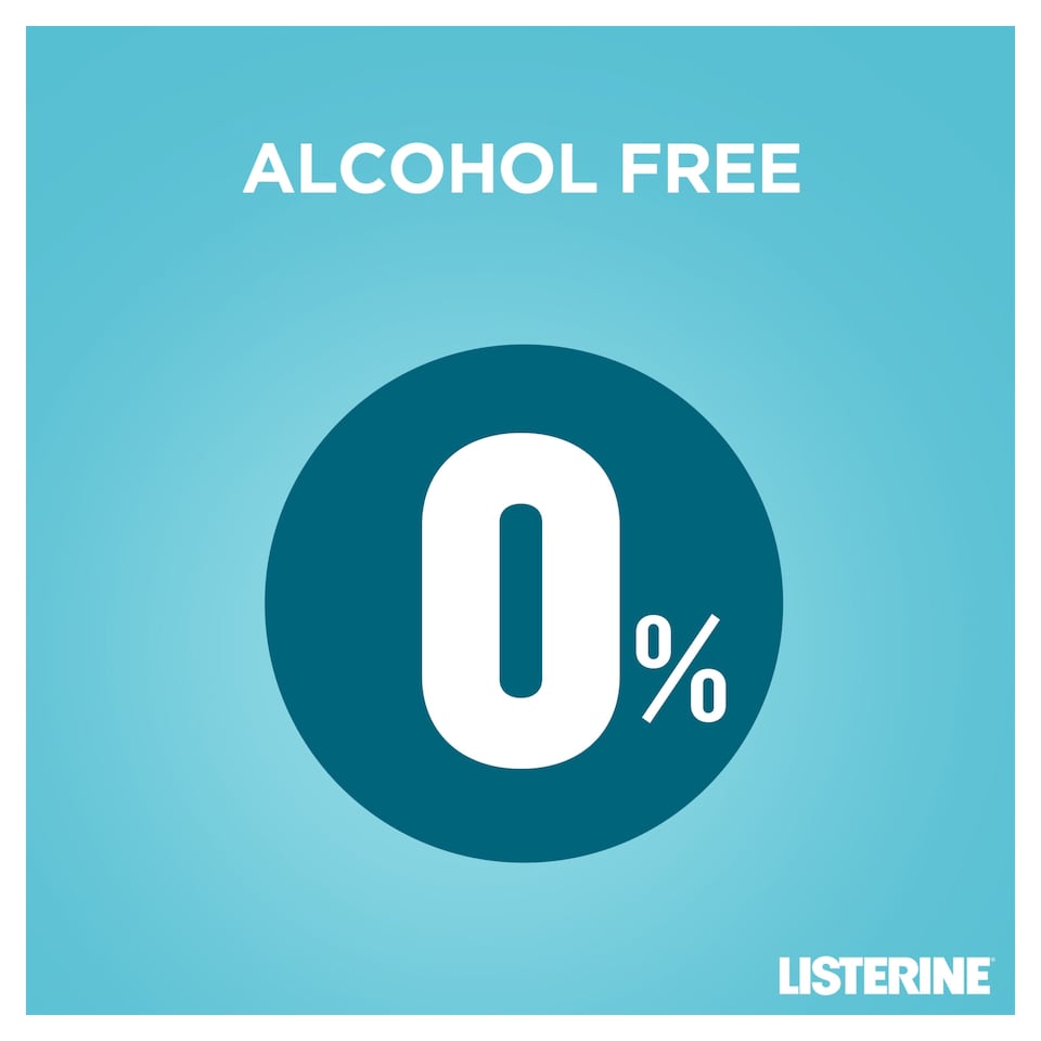 image 1 of Listerine Zero Alcohol Cool Mint Milder Taste Mouthwash 500ml