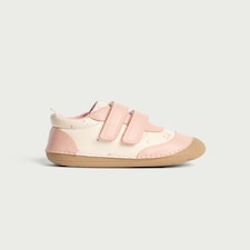 F&F Baby Floral Prewalker Pram Shoes in Pink