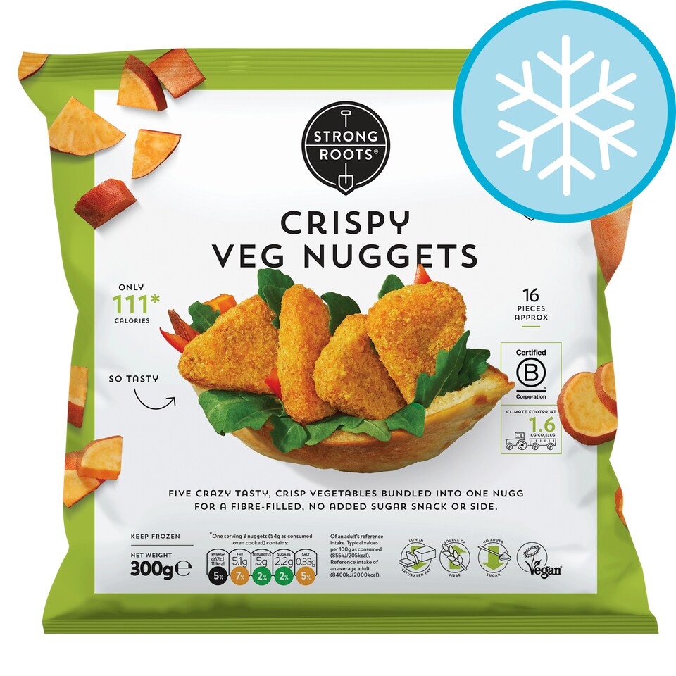 Strong Roots Crispy Veg. Nuggets 300G