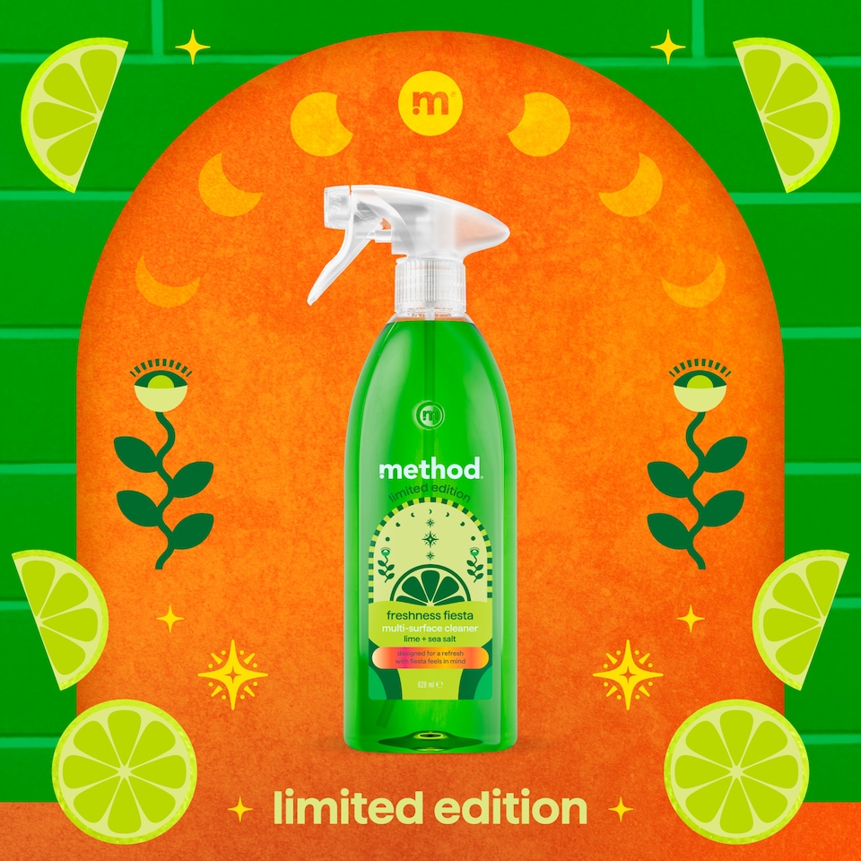 image 1 of method limited edition multi-surface cleaner lime + sea salt 828ml
