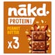 image 1 of Nakd Peanut Butter Protein Bars Multipack 3 x 45g