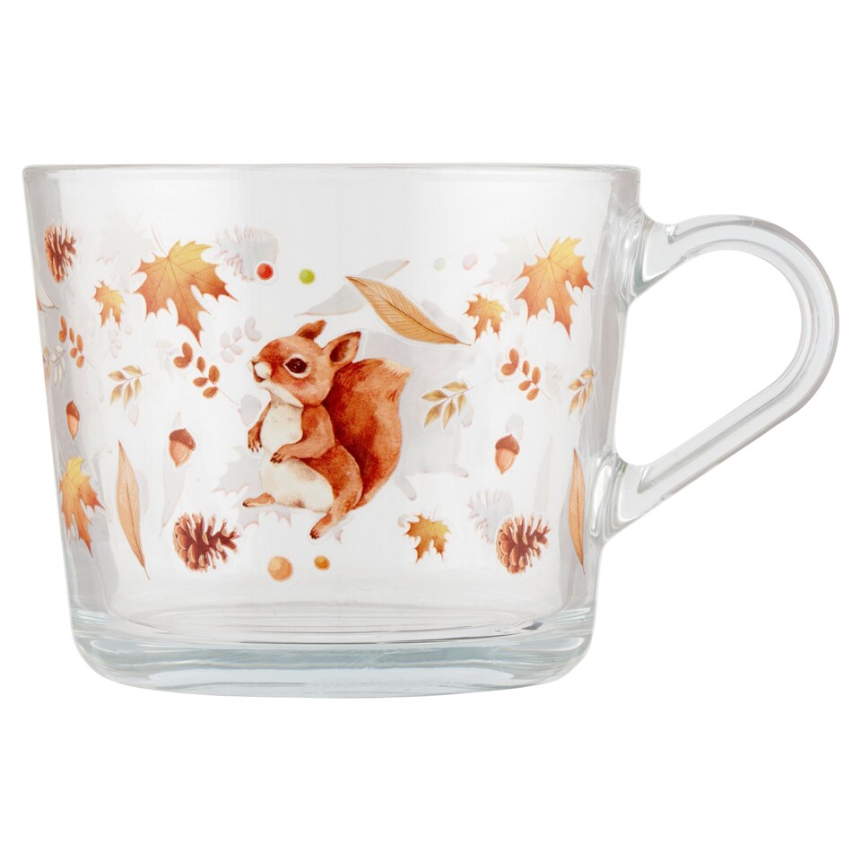 F&F Home Squirrel Glass hrnček 400 ml