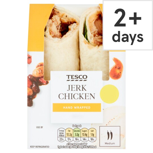 Tesco Jerk Chicken Wrap Tesco Groceries