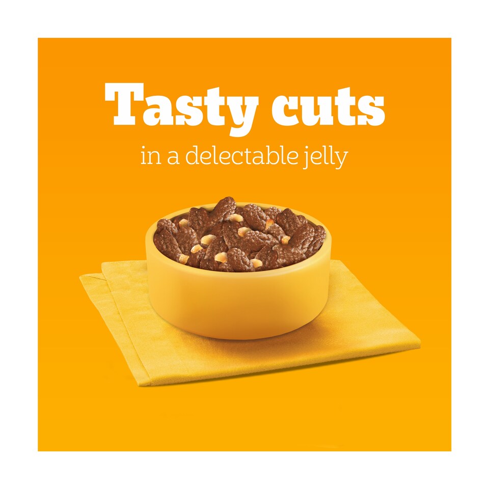image 1 of Pedigree Pouches Beef Vegetable In Gravy Dog Food 3X100g