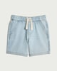 image 4 of F&F Boys Pure Cotton Denim Drawstring Shorts in Blue