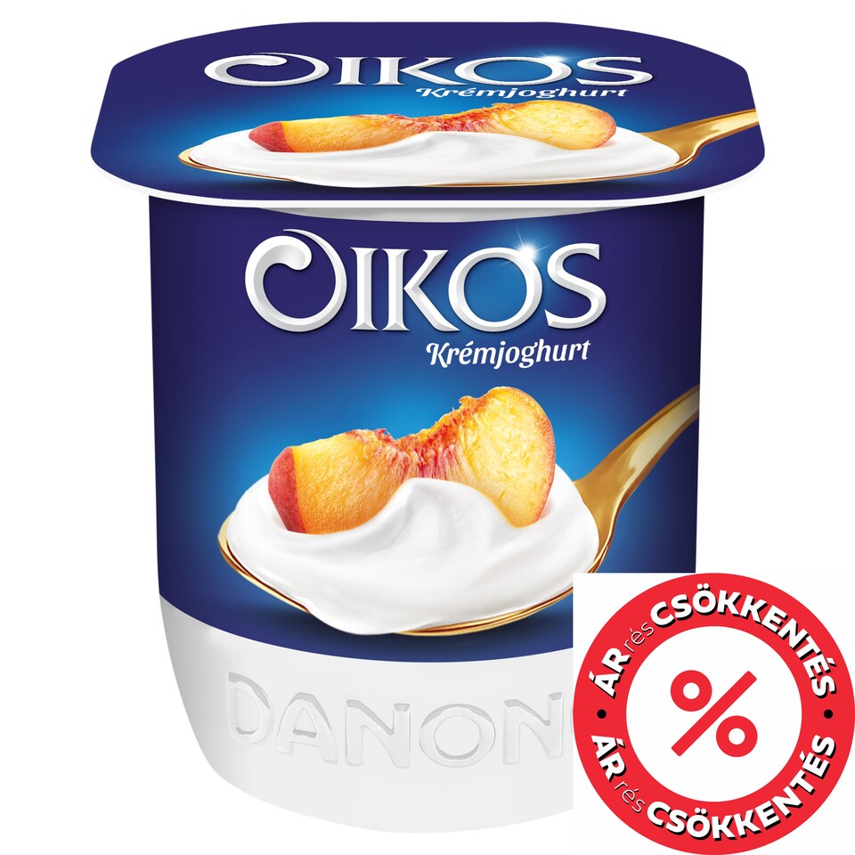Danone Oikos élőflórás őszibarackos krémjoghurt 125 g
