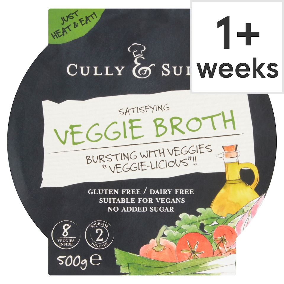 Cully And Sully Vegetable Broth 500G