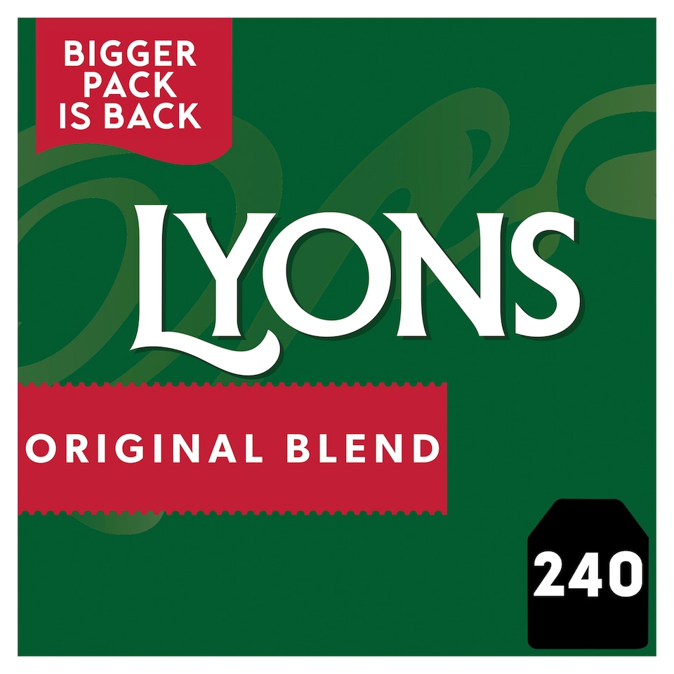Lyons Original Tea 240 Tea Bags 696g