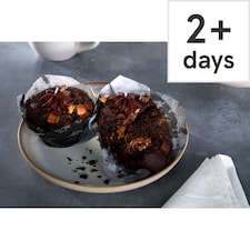 Tesco Finest Belgian Triple Chocolate Muffins 2 Pack