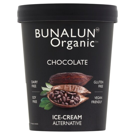 Bunalun Organic Chocolate Ice Cream Alternative450ml