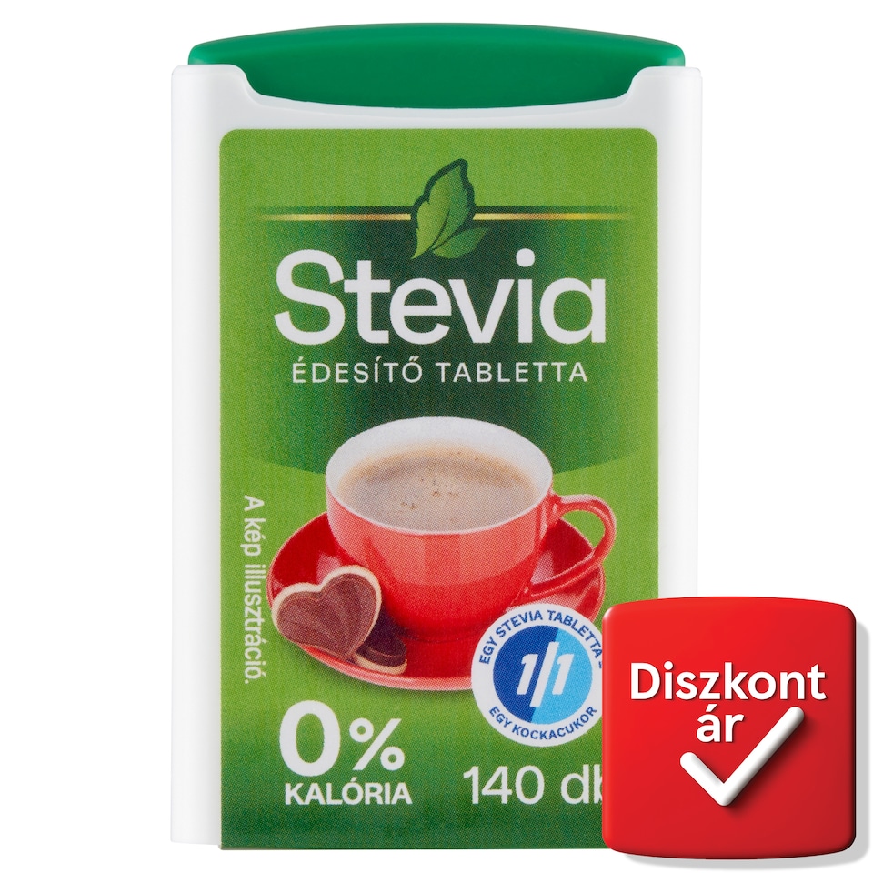 Politur stevia édesítő tabletta 140 db 8,4 g