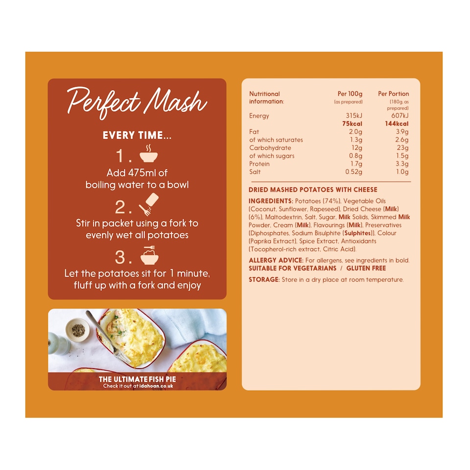 image 1 of Idahoan Cheese Mash 109G