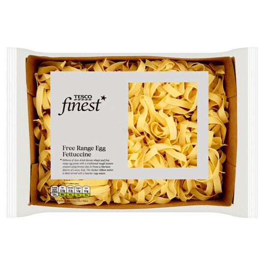 Tesco Finest Egg Fettuccine Pasta 250G Tesco Groceries