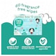 image 2 of Fred & Flo Biodegradable Fragrance Free 60 Wipes 12 Box