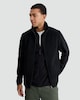 image 1 of F&F Borg Textured Zip Through Gilet in Black