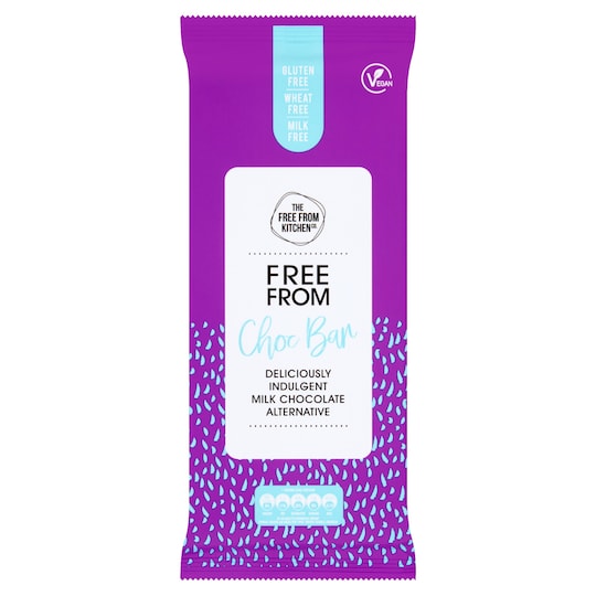 The Free From Kitchen Co Milk Chocolate Alternative Chocolate Bar 100g - Tesco Groceries