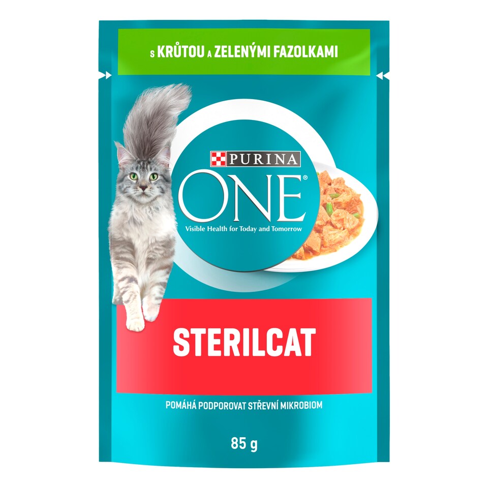image 1 of Purina ONE Sterilised Pouch for Cats Turkey in Juice 85g